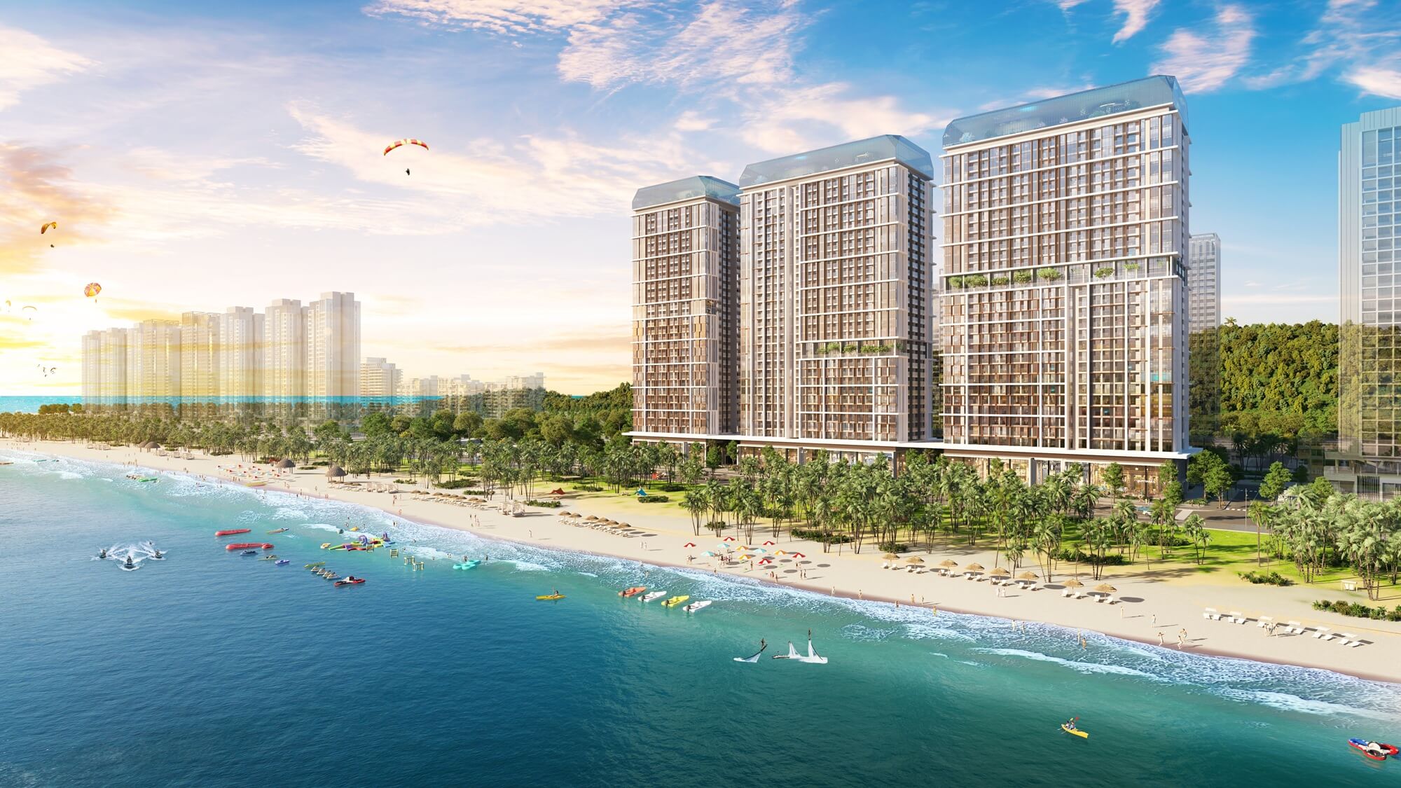 Sun Festo Town — Festival Living bên ngoài — ốc đảo Onsen bên trong