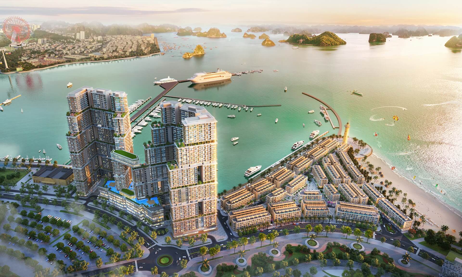Sun Porto Town — 50 tầng trước vịnh — căn hộ thương cảng Sun Elite City